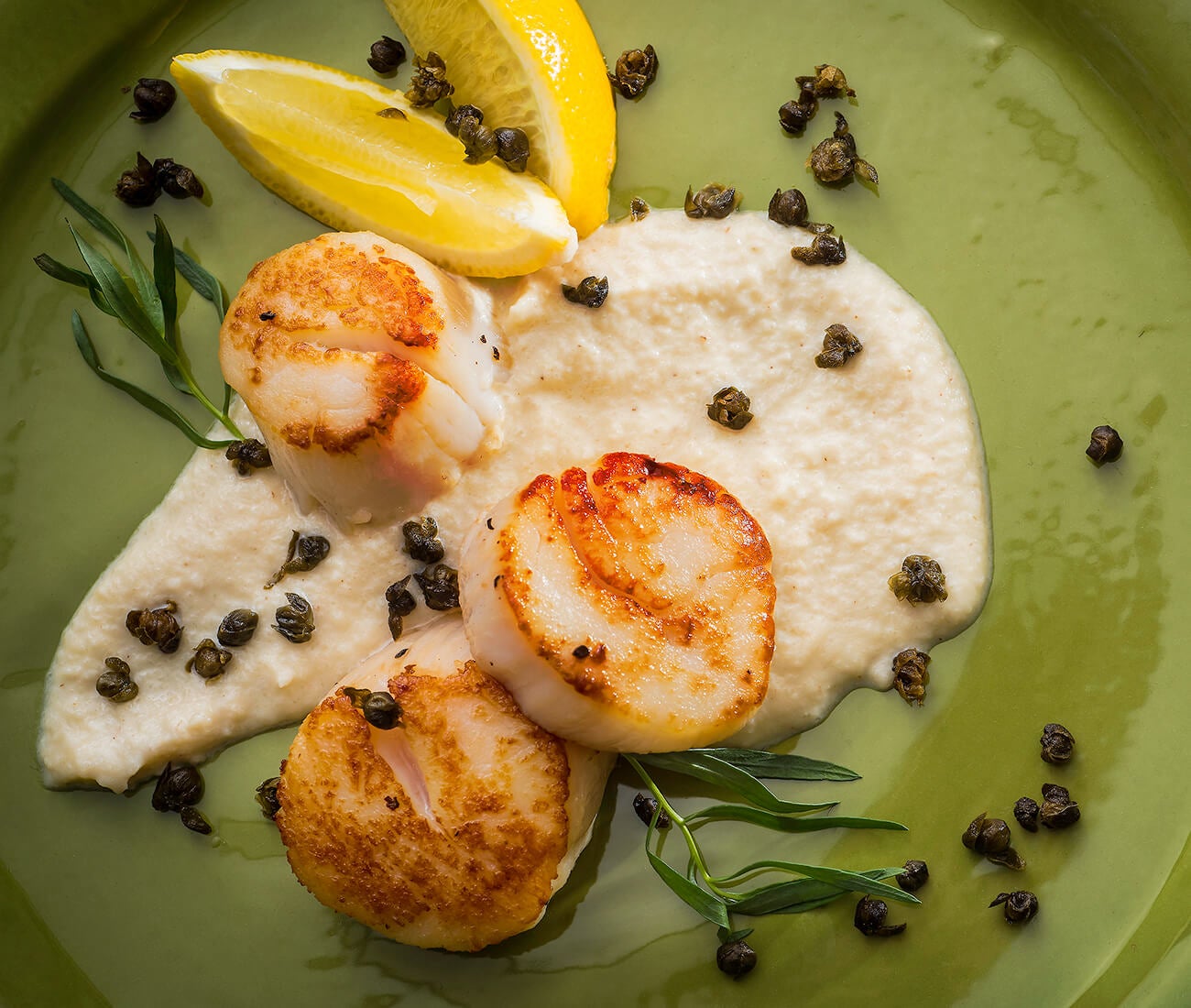Image for Pan Seared Scallops with Cauliflower Puree
